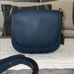 Coach 1941 Saddle 23 Blue/Snake Exotic